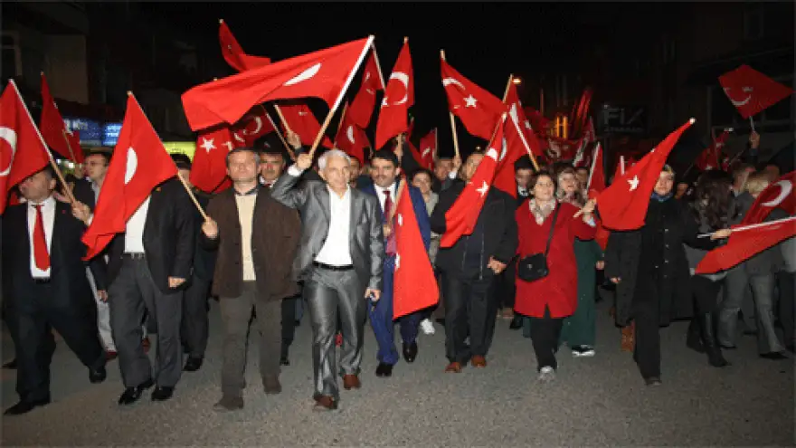 Ereğli Cumhuriyet İçin Yürüdü