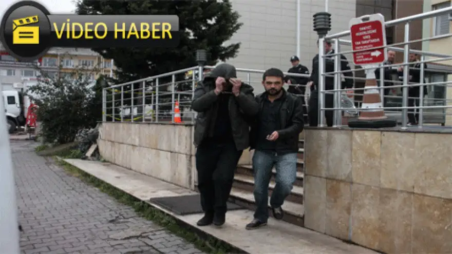 Maskeli soygun güvenlik kameralarında