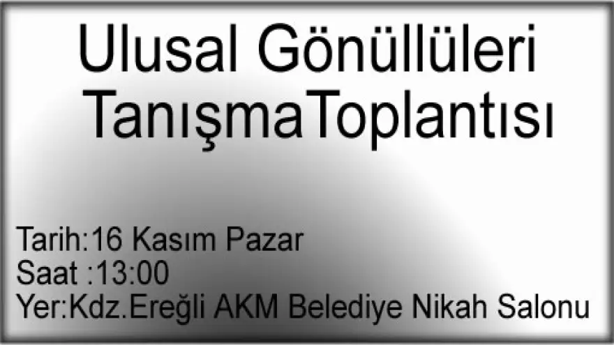 Medya ve Ulusal Gönülleri Tanışma Toplantısı