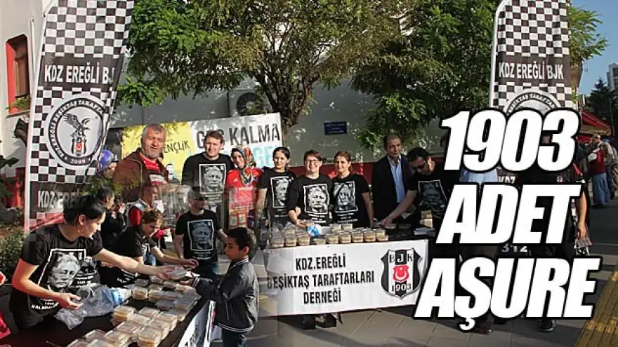 1903 ADET AŞURE DAĞITILDI
