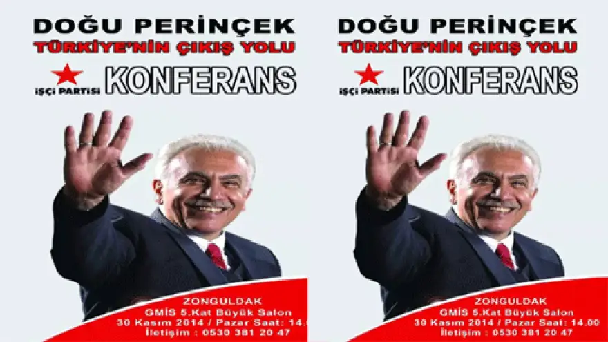 DOĞU PERİNÇEK ZONGULDAKA GELİYOR