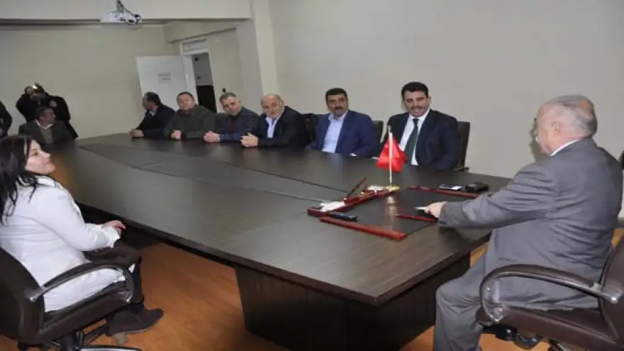 ÇAKIR MAZBATASINI ALARAK ZİYARETLERE BAŞLADI