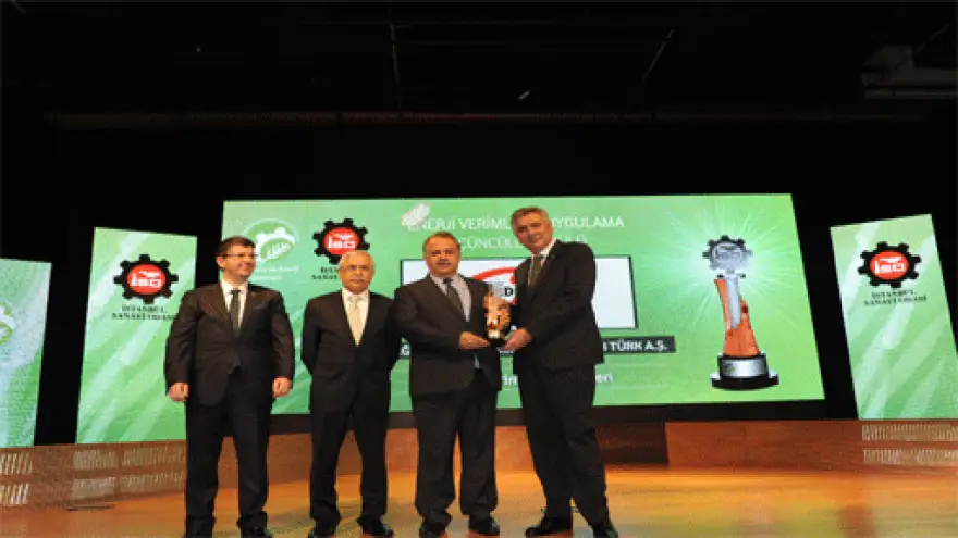 İSTANBUL SANAYİ ODASINDAN ERDEMİRE ÖDÜL