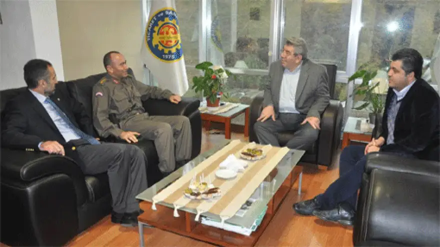 KOMUTAN TUFAN'DAN,TSO'YA ZİYARET