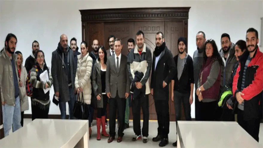 BİTMEYEN ROMAN FİLM EKİBİ,UYSALA ZİYARET