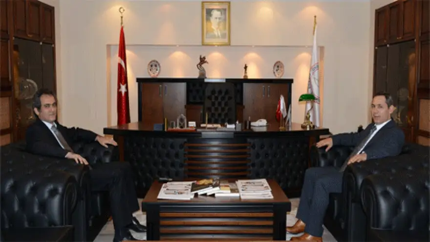 UYSALDAN REKTÖR ÖZERE ZİYARET   