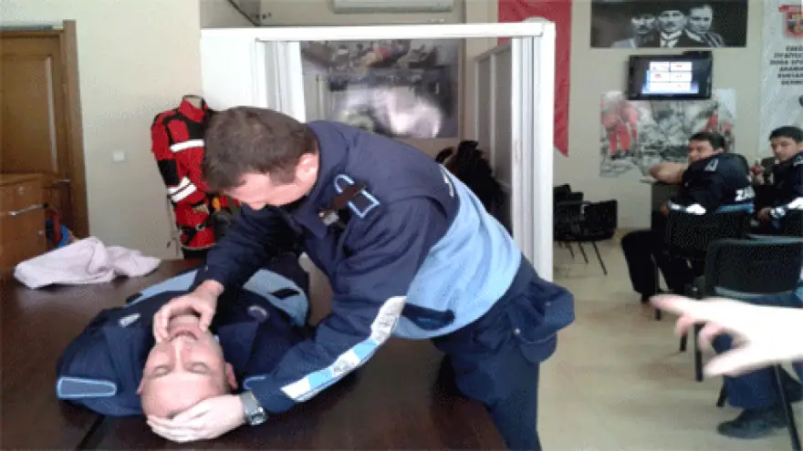 EREĞLİ BELEDİYESİ ZABITASI, İLKYARDIMI DA ÖĞRENİYOR