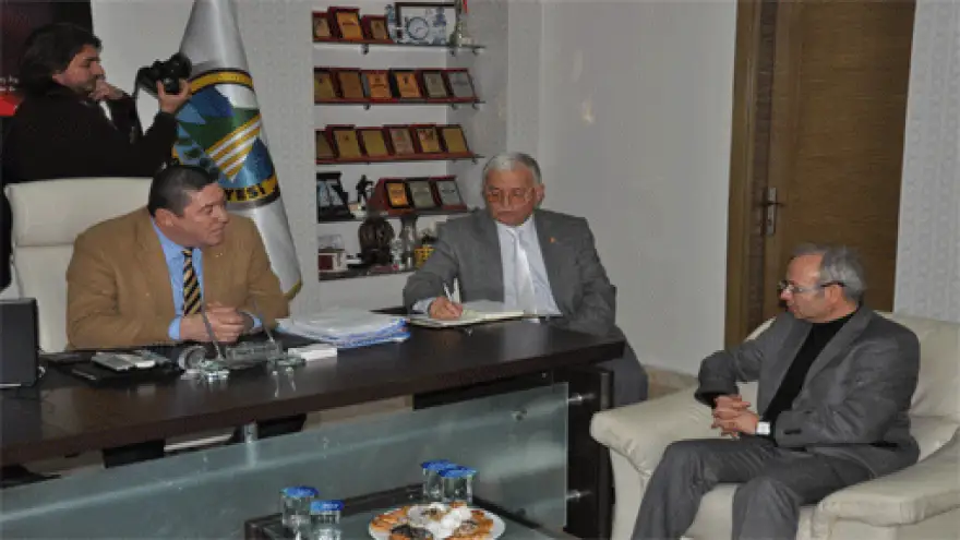 ERCAN CANDAN ALAPLI BELEDİYESİNİ ZİYARET ETTİ