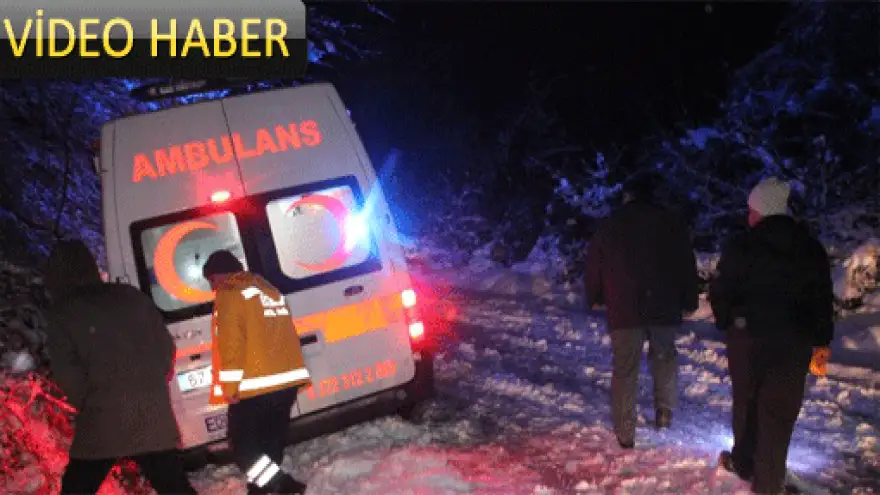 İMDADA İŞ MAKİNESI YETİŞTİ