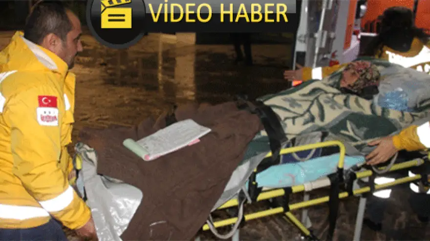 GREYDER YOLU AÇTI,AMBULANS HASTAYI ALDI