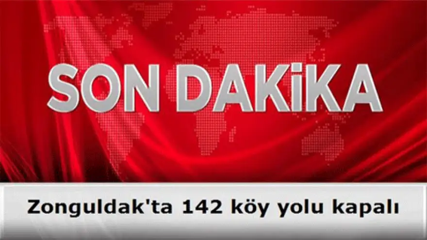 EREĞLİ'DE 27,İL GENELİNDE 142 KÖY YOLU KAPALI