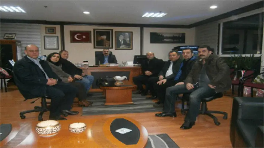 TEKNİKERLER DERNEĞİ'NDEN,ODABAŞ'A KUTLAMA ZİYARETİ