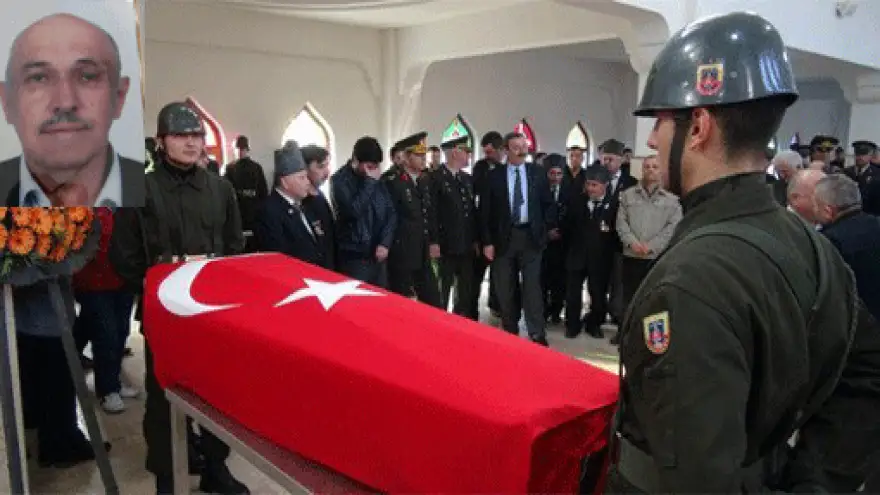 KIBRIS GAZİSİ ÖZDAĞ,SON YOLCULUĞUNA UĞURLANDI