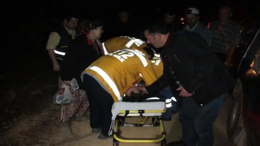 ALAPLIDA'Kİ YANGINDA 3 KİŞİ DUMANDAN ETKİLENDİ