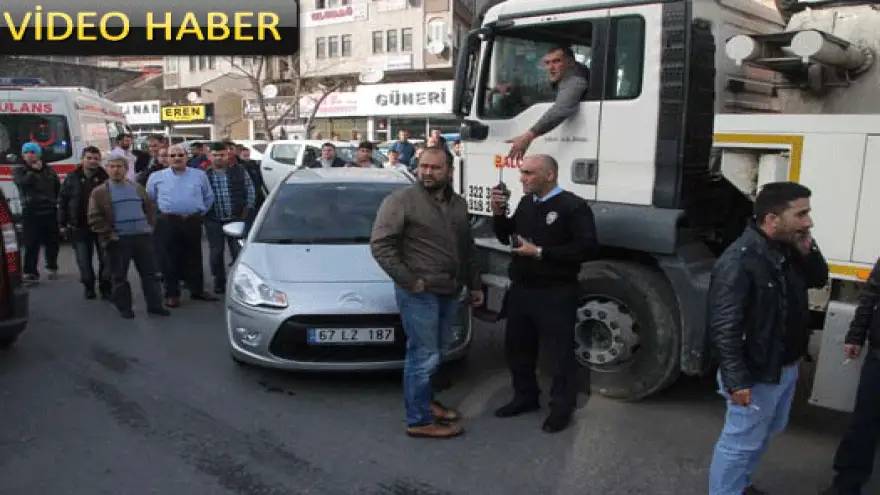 TRAFİK KAZASI:1 YARALI