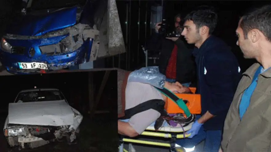 TRAFİK KAZASI:6 YARALI