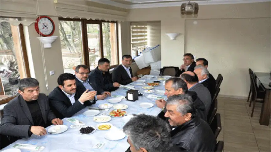 ÇAKIR, YALI BOYU MUHTARLARI İLE KAHVALTIDA BULUŞTU