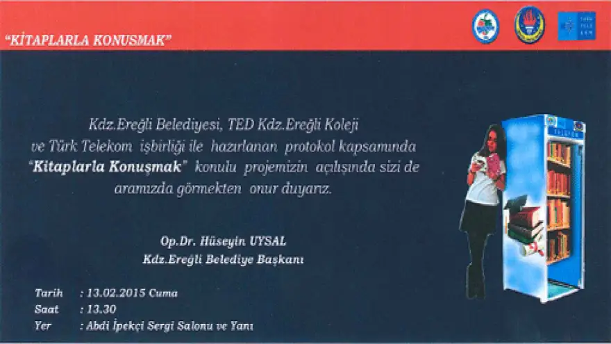 KİTAPLARLA KONUŞMAK KONULU SERGİ