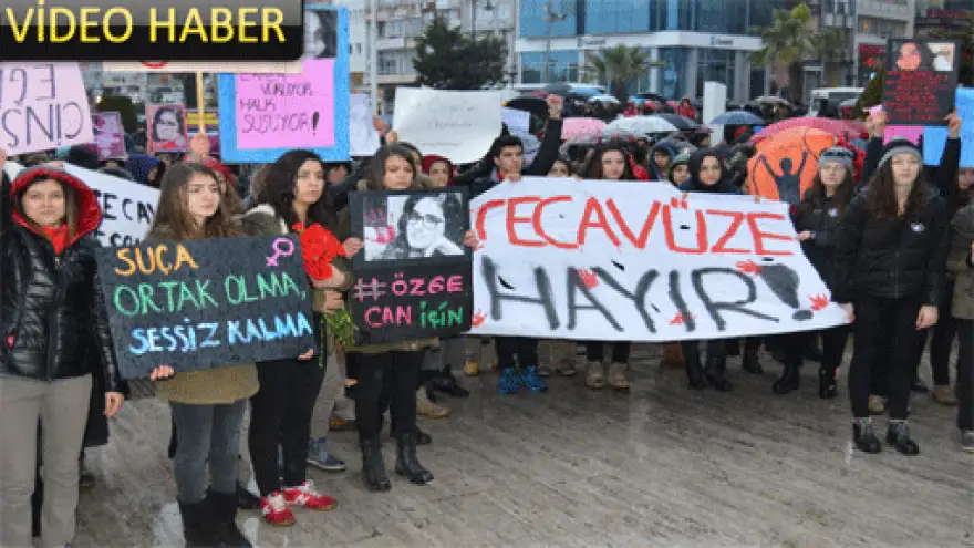 YÜZLERCE ÖĞRENCİ ÖZGECAN İÇİN YÜRÜDÜ