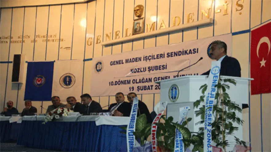 GMİS KOZLU ŞUBESİ 10. OLAĞAN GENEL KURULU