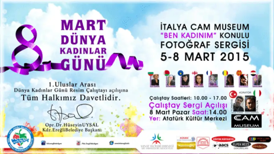 DÜNYACA ÜNLÜ KADIN RESSAMLAR, EREĞLİDE BULUŞUYOR..