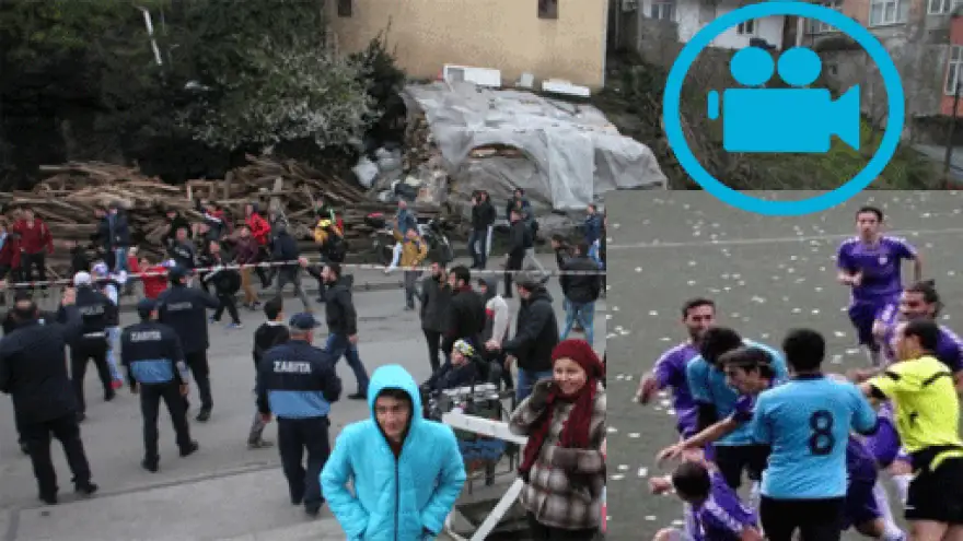AMATÖR KÜME MAÇINDA TARAFTARLAR ARASINDA KAVGA ÇIKTI