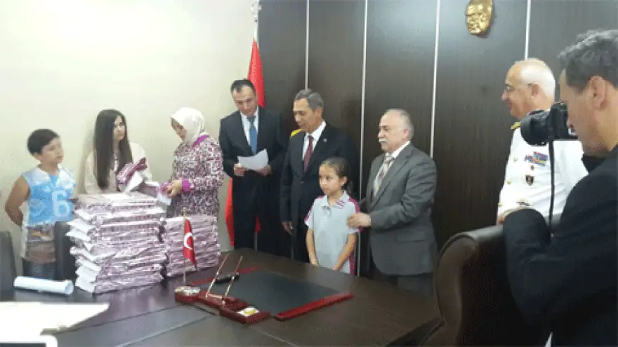 Resim yarışmasının birincisi Fatih Koleji'nden